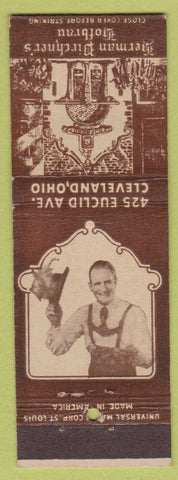 Matchbook Cover - Herman Pirchner's Hofbrau Cleveland OH