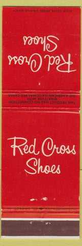 Matchbook Cover - Red Cross Shoes Bath NY VS Orr