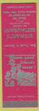 Matchbook Cover - Stewart's Restaurant Seneca Falls NY