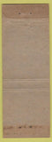 Matchbook Cover - Clarkston Hotel Nashville TN WEAR