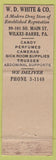 Matchbook Cover - White's Drug Store Wilkes Barre PA Federal LONG