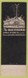 Matchbook Cover - Buckhorn Saloon San Antonio TX