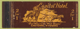 Matchbook Cover - Capitol Hotel Cheyenne WY