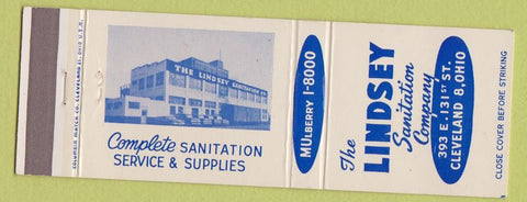 Matchbook Cover - Lindsey Sanitation Cleveland OH