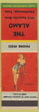 Matchbook Cover - The Alamo Chattanooga TN pinup