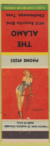 Matchbook Cover - The Alamo Chattanooga TN pinup