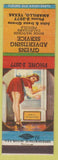 Matchbook Cover - Givens Advertising Amarillo TX pinup