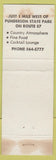 Matchbook Cover - Country Squire Inn Newbury OH black