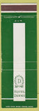 Matchbook Cover - Hotel Dennis Atlantic City NJ WEAR