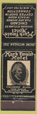 Matchbook Cover - Mark Twain Hotel Chicago IL