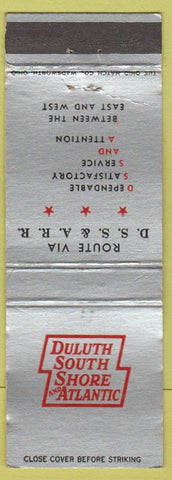 Matchbook Cover - Duluth South Shore and Atlantic Railroad WEAR