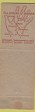Matchbook Cover - Monon Hoosier Line Railroad