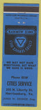 Matchbook Cover - Cities oil gas Harrisburg VA