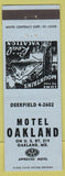 Matchbook Cover - Motel Oakland MD
