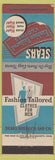 Matchbook Cover - Sears Roebuck Fashioned Tailors Men's Clothes