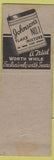 Matchbook Cover - Sears Roebuck Fashioned Tailors Men's Clothes