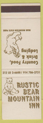 Matchbook Cover - Rustic Bear Mountain Inn State Park SAMPLE