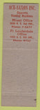 Matchbook Cover - WGBS Radio CBS Miami Fort Lauderdale FL vending