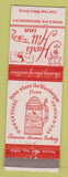 Matchbook Cover - Hart's Hill Inn Whitesboro NY