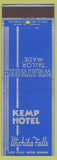 Matchbook Cover - Kemp Hotel Wichita Falls TX