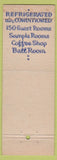 Matchbook Cover - Kemp Hotel Wichita Falls TX