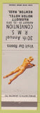 Matchbook Cover - RMS Convention 1970 Newton MA Republic Match Pinup