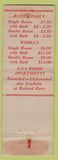 Matchbook Cover - Hotel Tracy Philadelphia PA