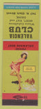 Matchbook Cover - Valencia Club Chicago? Pinup