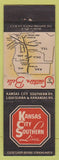 Matchbook Cover - Kansas City Southern Line Railroad