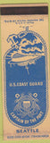 Matchbook Cover - United States Coast Guard Seattle WA