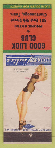 Matchbook Cover - Good Luck Club Chattanooga TN pinup