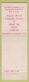 Matchbook Cover - Beef N Grog Hawaii