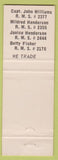 Matchbook Cover - RMS Convention 1970 Newton MA Republic Match Pinup