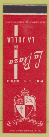 Matchbook Cover - La Plaza La Jolla CA SAMPLE
