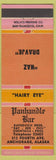 Matchbook Cover - Panhandle Bar Anchorage AK