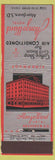 Matchbook Cover - Alonzo Ward Hotel Aberdeen SD
