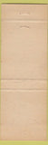 Matchbook Cover - York Motel Cleveland OH