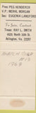 Matchbook Cover - Marva Match Club Arlington VA pinup 1971
