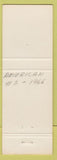 Matchbook Cover - Forest City Match Club Cleveland OH pinup 1966