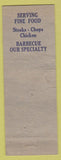 Matchbook Cover - Minuet Chicago IL restaurant BBQ