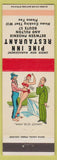 Matchbook Cover - Pine Inn Restaurant Phoenix Fulton NY hillbilly