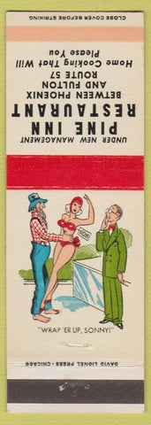 Matchbook Cover - Pine Inn Restaurant Phoenix Fulton NY hillbilly