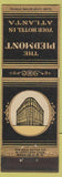 Matchbook Cover - Peidmont Hotel Atlanta GA