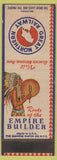 Matchbook Cover - Great Northern Railroad Empire Builder Native American Indian