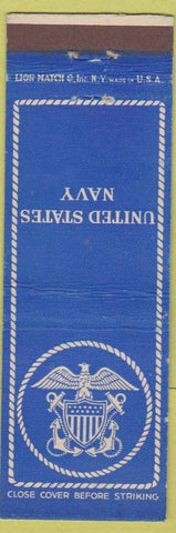 Matchbook Cover - United States Navy