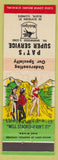 Matchbook Cover - Pat's Super Mobil oil gas Elgin IL hillbilly
