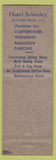 Matchbook Cover - Hotel Schenley Pittsburgh PA