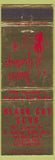 Matchbook Cover - Black Cat Club Juarez Mexico Christmas
