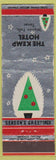 Matchbook Cover - Kemp Hotel Wichita Falls TX Christmas
