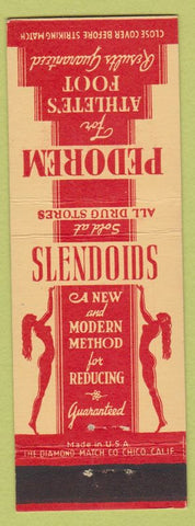 Matchbook Cover - Pedorem for Athlete's Foot girlie
